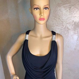 Janine Evening Gown, size Large, Black